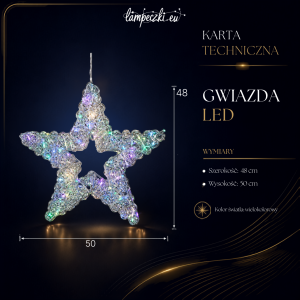LPZ-T150-RGB-AS50_Nowoczesna gwiazda dekoracyjna LED RGB 50 cm wisząca + pilot_KARTA_TECHNICZNA.png