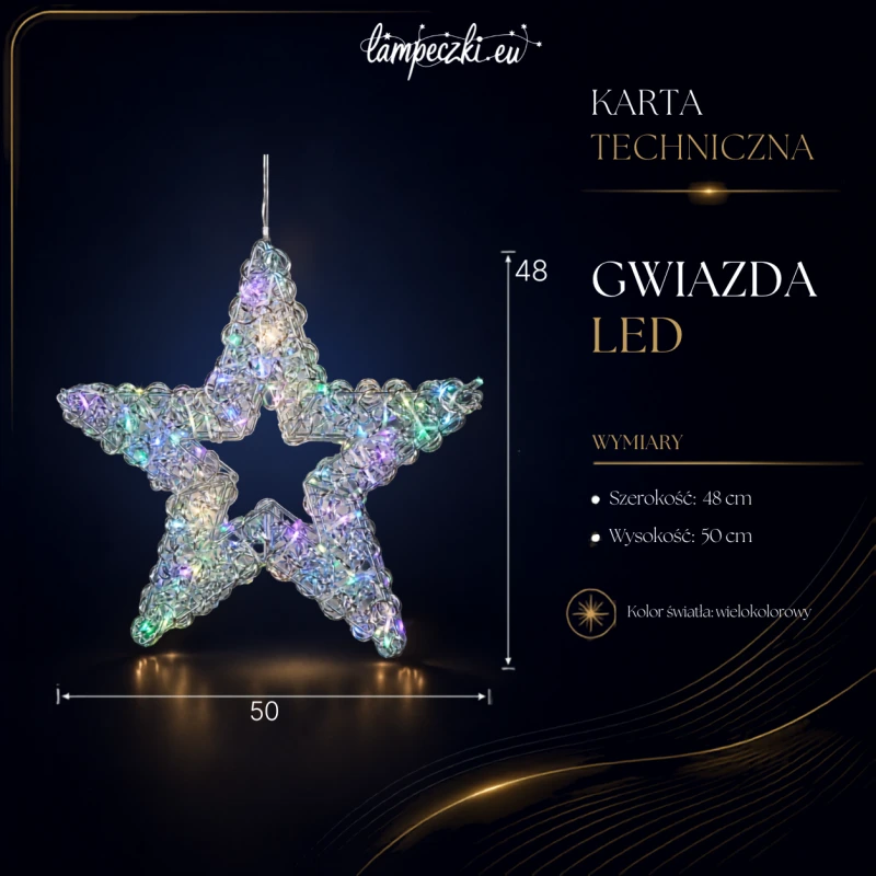 LPZ-T150-RGB-AS50_Nowoczesna gwiazda dekoracyjna LED RGB 50 cm wisząca + pilot_KARTA_TECHNICZNA.png