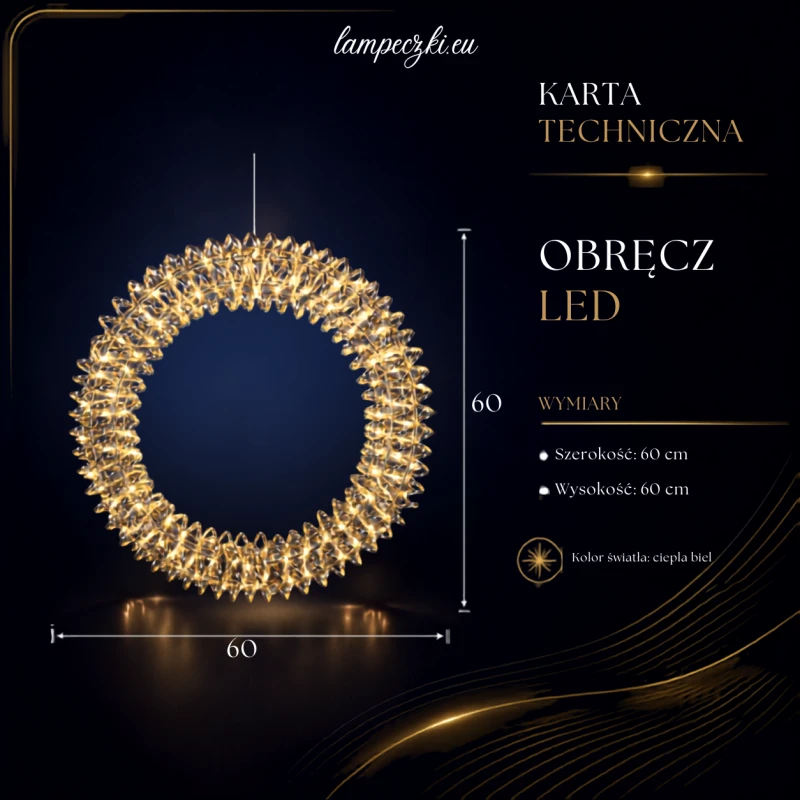 LPZ-T200-WW-AW60_Wieniec świetlny LED 60cm ciepły biały z pilotem_KARTA_TECHNICZNA.png