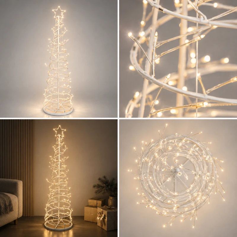 LPZ-T235-WW-FT180_Nowoczesna choinka spiralna LED z gwiazdą 182 cm_DETAL.png