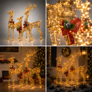 LPZ-T230-WW-DF152BR_Rodzina jeleni LED 3D zestaw 3 szt. ciepła biel 152 cm_DETAL.png