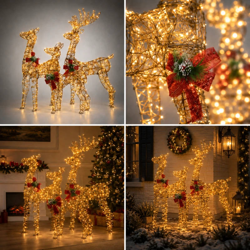 LPZ-T230-WW-DF152BR_Rodzina jeleni LED 3D zestaw 3 szt. ciepła biel 152 cm_DETAL.png
