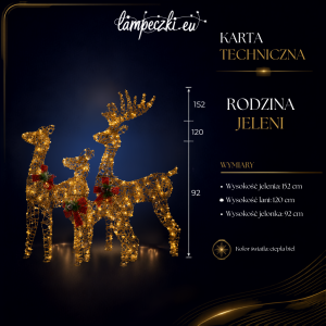 LPZ-T230-WW-DF152BR_Rodzina jeleni LED 3D zestaw 3 szt. ciepła biel 152 cm_KARTA_TECHNICZNA.png