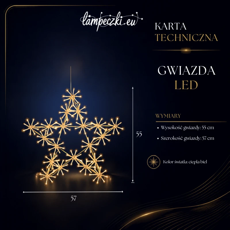 LPZ-T160-WW-S57_Złota gwiazda LED 3D z efektem błysku 57 cm zimowa dekoracja _KARTA_TECHNICZNA.png