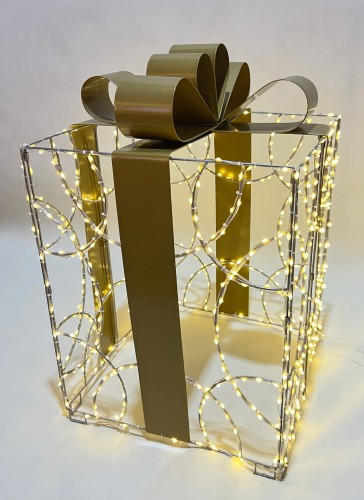 Białe-pudełko-prezentowe-LED-44cm-390-diod-ze-złotą-wstążką-Deluxe-2