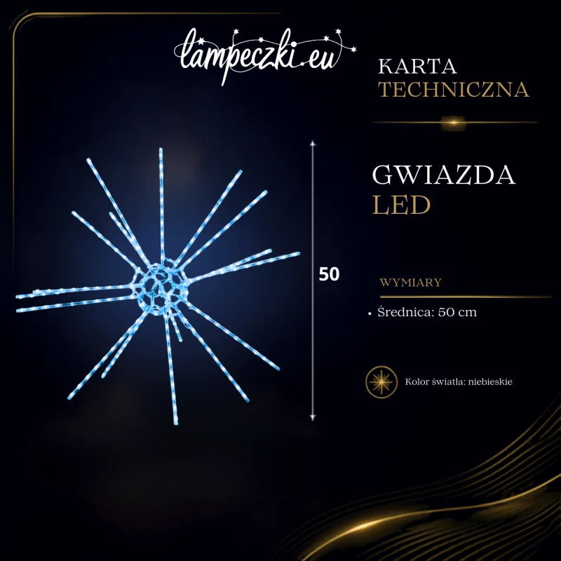 LPZ-T300-B-IS61_Niebieska Gwiazda 3D LED Ø61cm_KARTA_TECHNICZNA.png