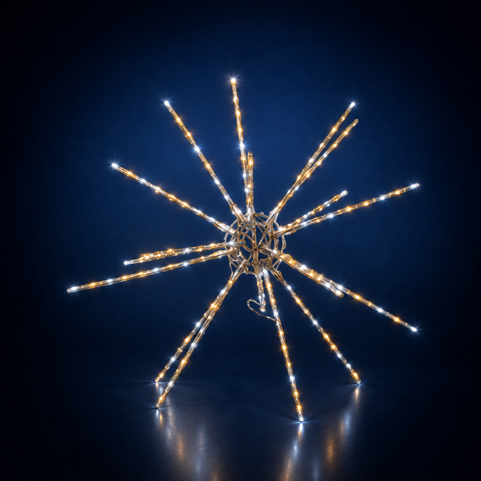 LPZ-T300-CH-IS61_Szampańska Gwiazda 3D LED Ø61cm_2