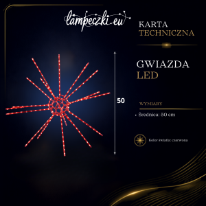 LPZ-T300-R-IS61_Czerwona Gwiazda 3D LED Ø61cm_KARTA_TECHNICZNA.png