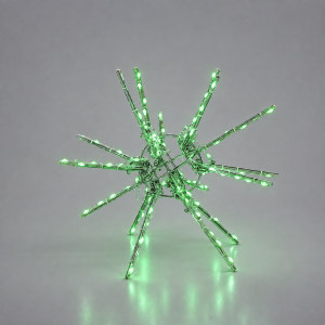 LPZ-T200-G-IS38_Gwiazda świąteczna wisząca 3D LED zielona 38 cm_1.png