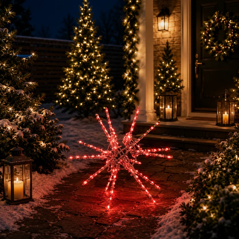 LPZ-T200-R-IS38_Gwiazda świąteczna wisząca 3D LED czerwona 38 cm_4.png