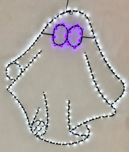 DUSZEK DUCH LED OZDOBA ŚWIĄTECZNA OZDOBA HALOWEEN LED DEKORACJA OGRODOWA LED