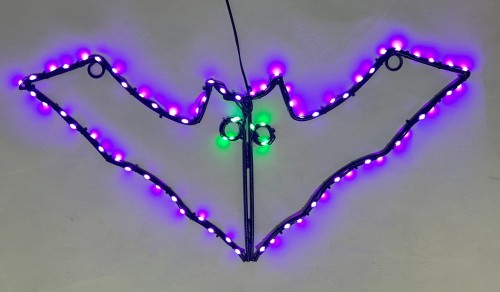 NIETOPERZ LED HALOWEEN DEKORACJA LED, DEKORACJA OGRODOWA LED NIETOPERZ LEDOWY