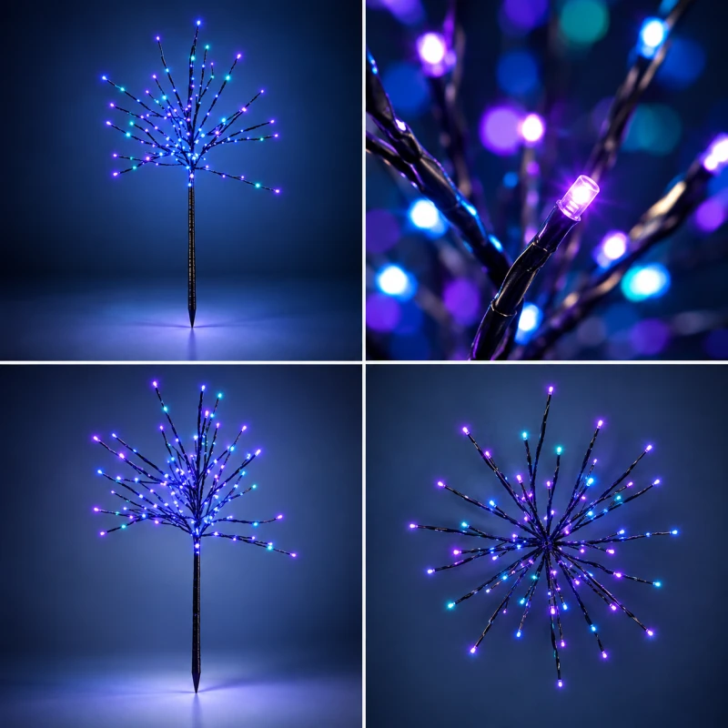 LPZ-T140-P-T90_Ozdobne Fioletowo Zielone  Gałęzie LED Ø49cm_DETAL.png