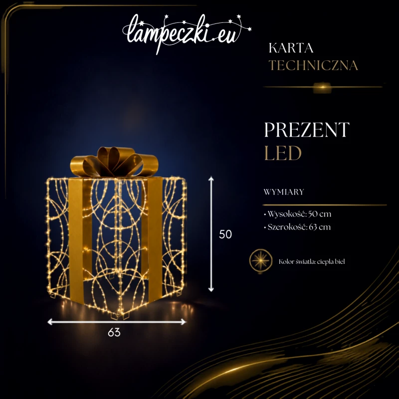 LPZ-T520-WW-GT78_Duży prezent świąteczny 3D LED 63 cm_KARTA TECHNICZNA.png