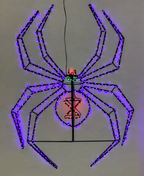 Pająk-LED-XXL-czarna-wdowa-122cm-1