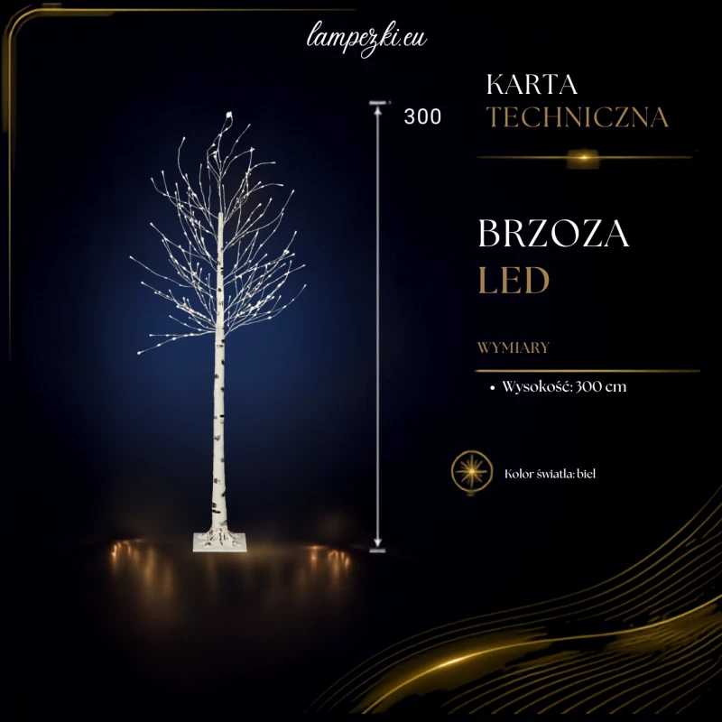 112_LPZ-T500-W-T305_Białe drzewko dekoracyjne brzoza 500 LED jasna biel 300 cm_KARTA_TECHNICZNA.png