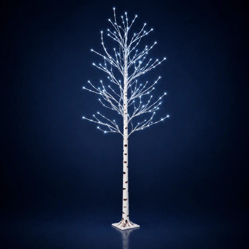 LPZ-T280-W-T244_Białe drzewko dekoracyjne brzoza 280 LED jasna biel 240 cm_4.png