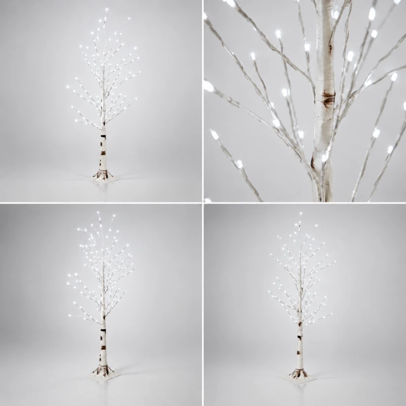 LPZ-T140-W-T120_Białe drzewko dekoracyjne brzoza 140 LED jasna biel 120 cm_DETAL.png