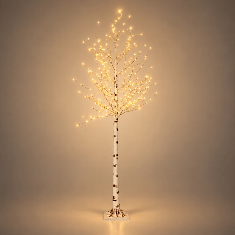 LPZ-T500-WW-T305_Białe drzewko dekoracyjne brzoza 500 LED ciepła biel 300 cm_1.png