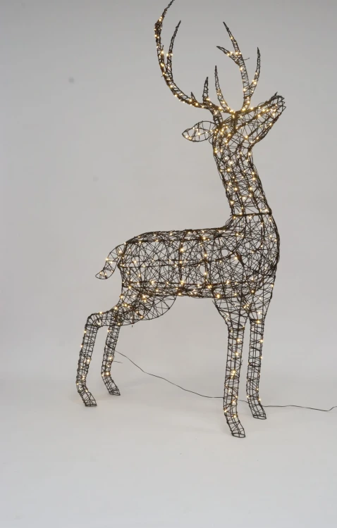 Duży-renifer-dekoracyjny-3D-złoty-200cm-4