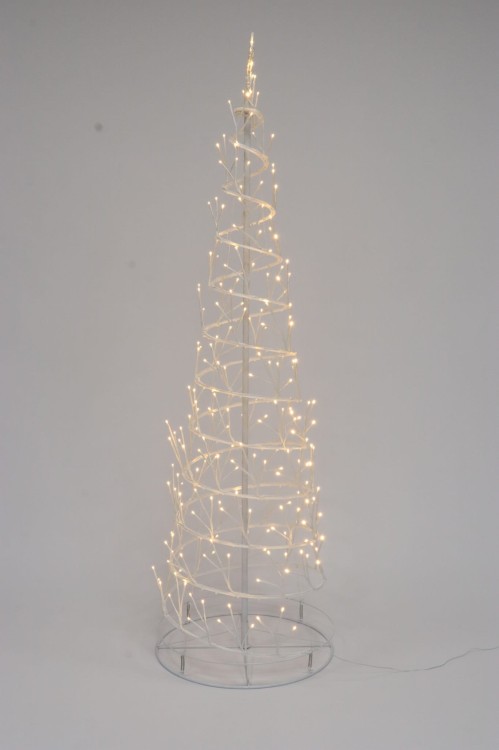 CHOINKA SPIRALNA LED OZDOBA OGRODOWA OZDOBA ŚWIĄTECZNA DO OGRODU SKŁADANA CHOINKA LED CIEPŁE ŚWIATŁO