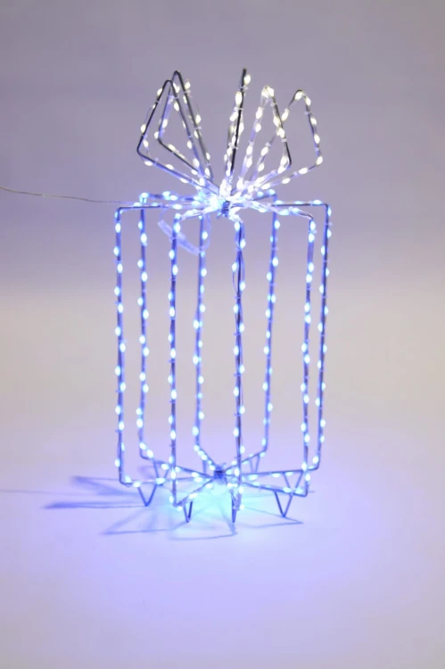 Niebieskie-pudełko-prezentowe-LED-290-diod-z-jasno-białą-wstążką-39-cm-3