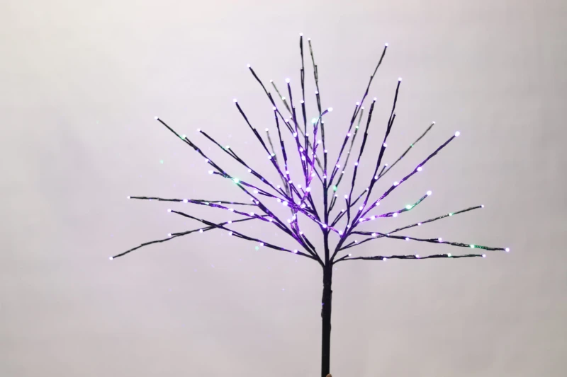 Gałęzie-dekoracyjne-LED-fioletowo-zielone-49cm-2