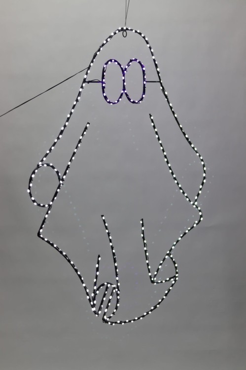 DUSZEK DUCH LED OZDOBA ŚWIĄTECZNA OZDOBA HALOWEEN LED DEKORACJA OGRODOWA LED