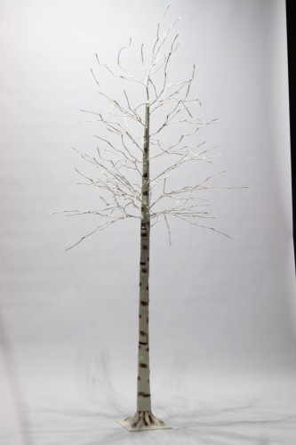 Białe-drzewko-dekoracyjne-brzoza-500-LED-ciepła-biel-300-cm-2