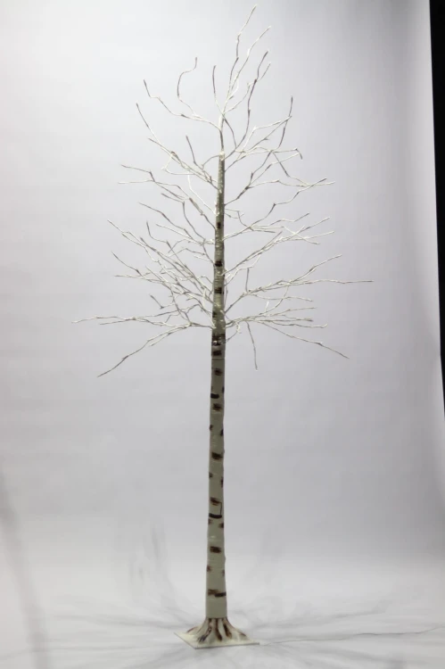 Białe-drzewko-dekoracyjne-brzoza-500-LED-ciepła-biel-300-cm-2