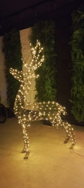 RENIFER DO OGRODU ŚWIECĄCY RENIFER LED DO OGRODU JELEŃ LED OZDOBA ŚWIĄTECZNA DEKORACJA OGRODOWA OZDOBA LED XXXL PROMOCJA