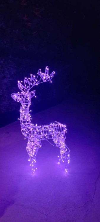 RENIFER DO OGRODU ŚWIECĄCY RENIFER LED DO OGRODU JELEŃ LED OZDOBA ŚWIĄTECZNA DEKORACJA OGRODOWA OZDOBA LED RGB