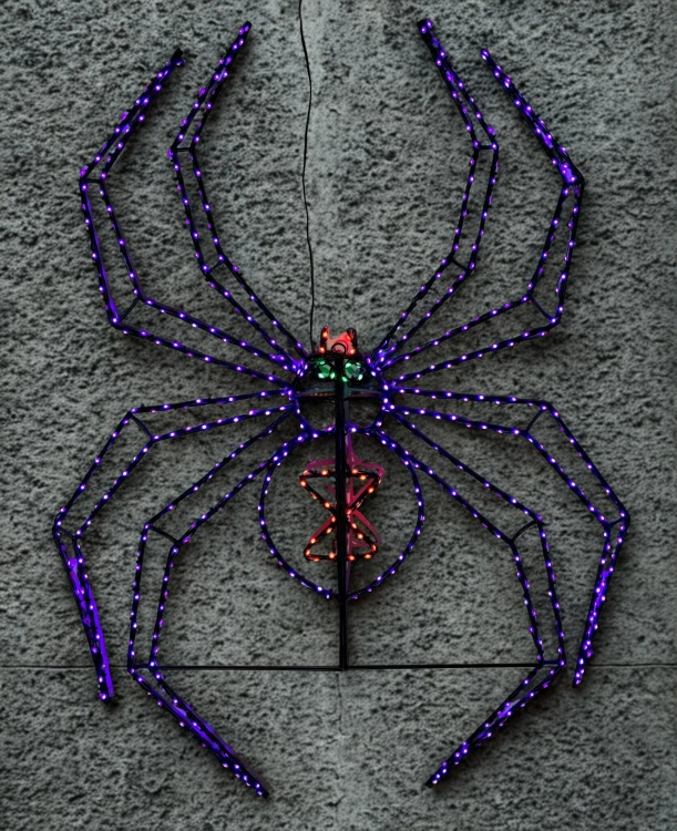Pająk-LED-XXL-czarna-wdowa-122cm-2